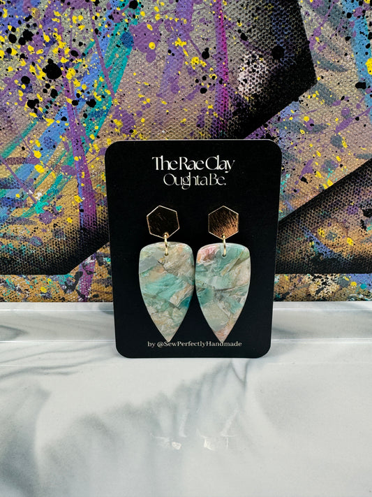 "Beach Vibes 1" Handmade Polymer Clay Earrings